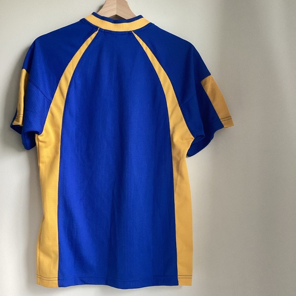 DIADORA Roma Team Jersey Youth Large Blue Yellow NWT Blokecore - Picture 7 of 15